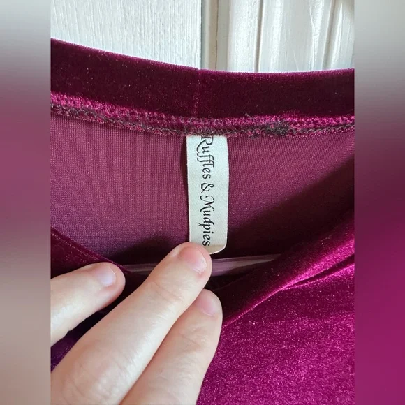 Velvet blouse - Picture 3 of 3